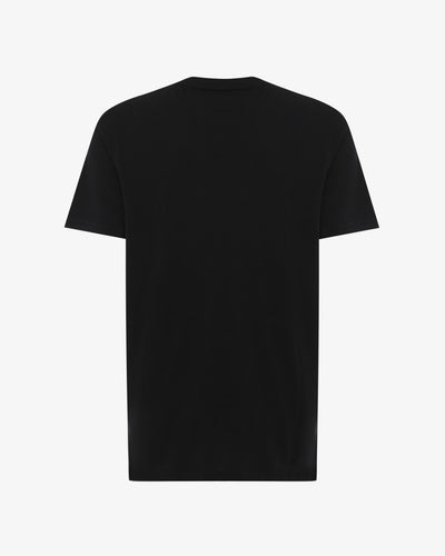 T-Shirt con ricamo tono su tono