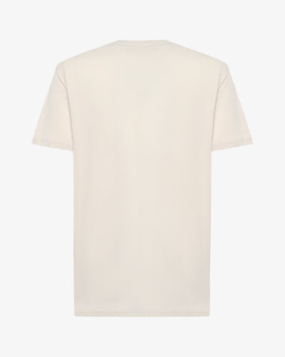 T-Shirt con ricamo tono su tono