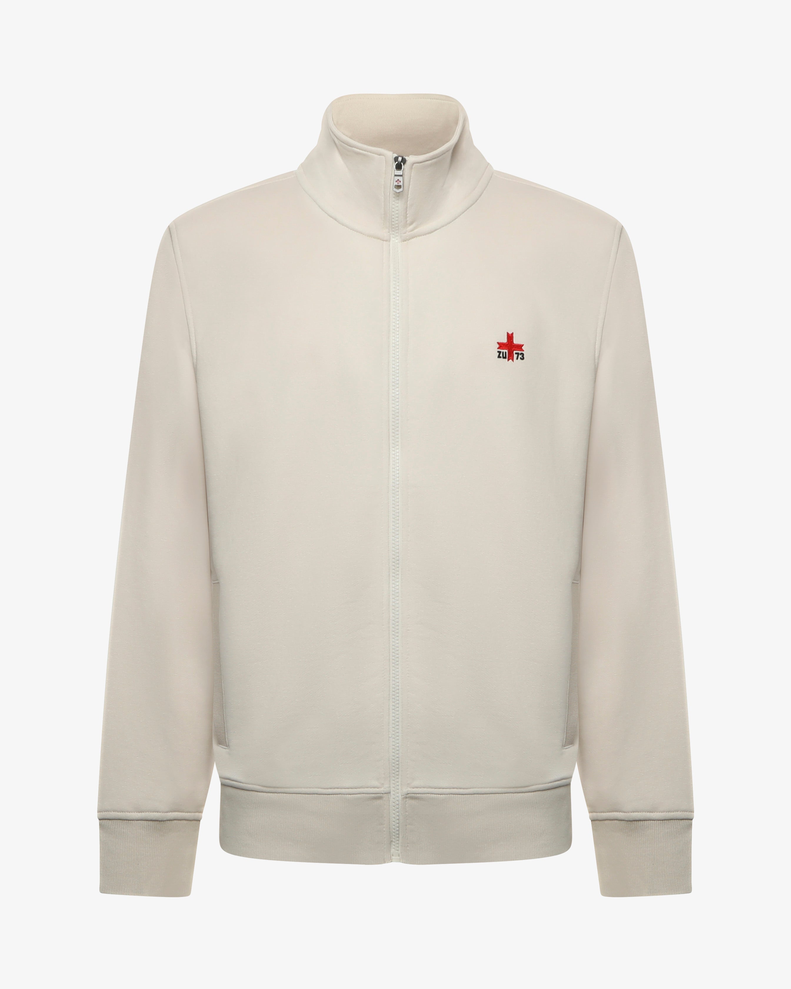 Felpa con zip e collo alto "Zu Seventy Three"