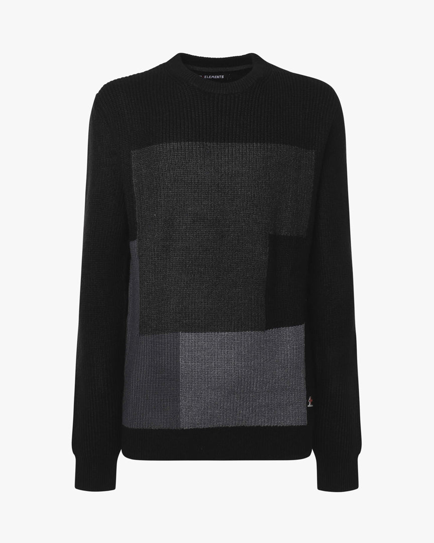 Maglia girocollo con motivo a quadri