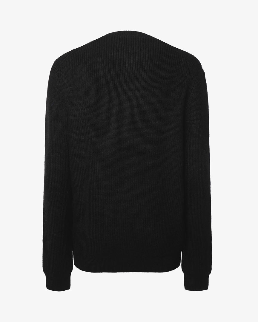 Maglia girocollo con motivo a quadri