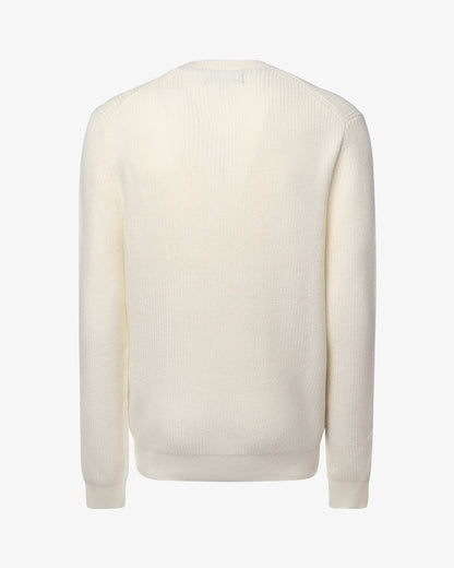 Maglia girocollo con motivo a quadri