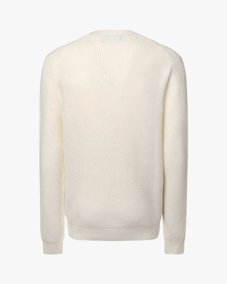 Maglia girocollo con motivo a quadri
