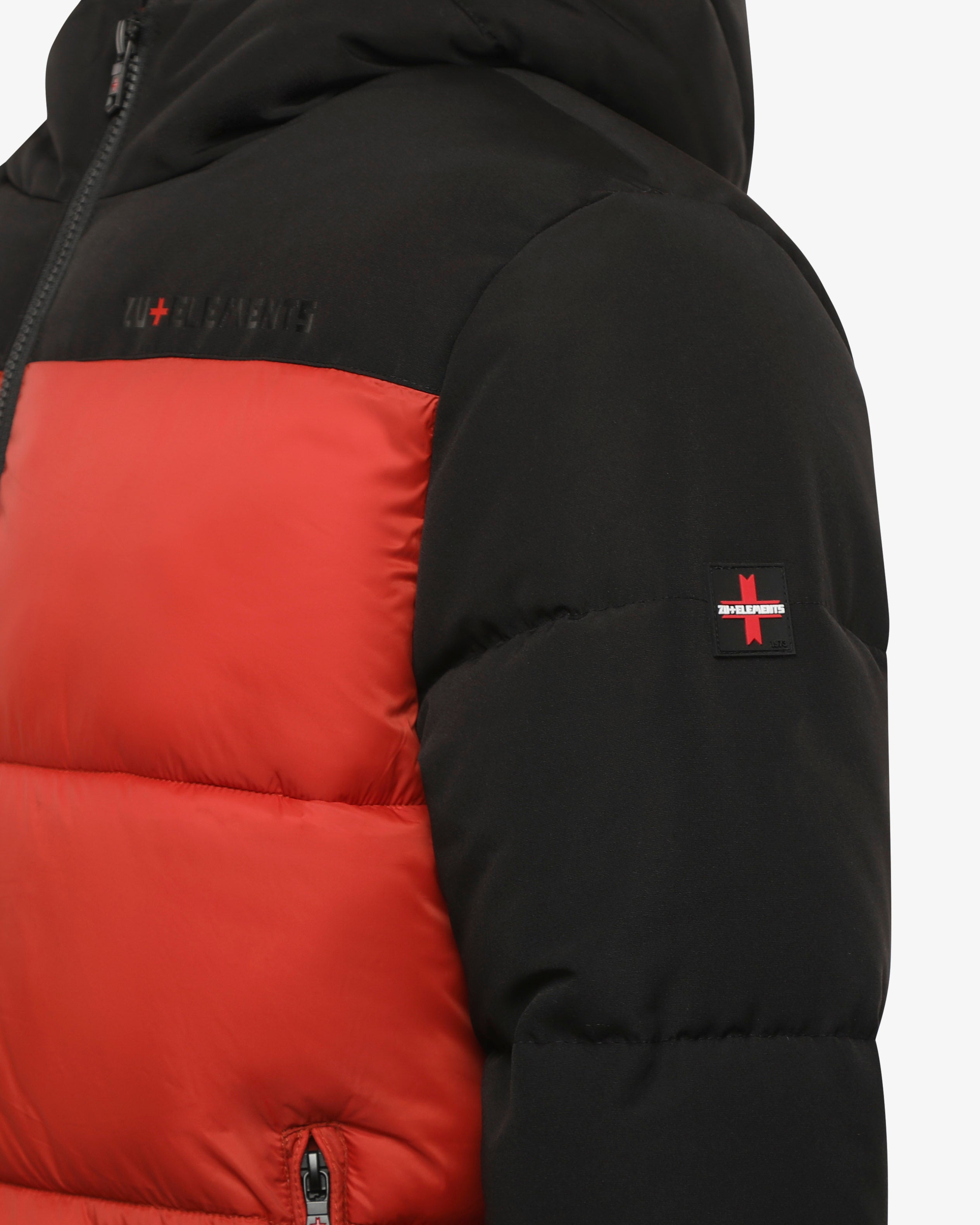 Giubbotto Bicolore con zip e cappuccio