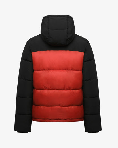 Giubbotto Bicolore con zip e cappuccio