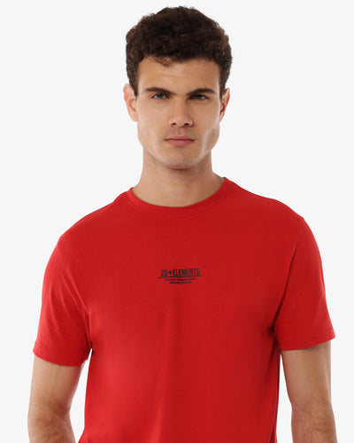 T-shirt con micrologo centrale sul petto