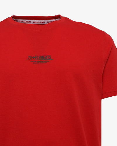 T-shirt con micrologo centrale sul petto