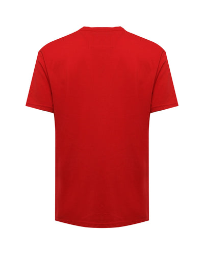 T-shirt con micrologo centrale sul petto