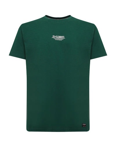 T-shirt con micrologo centrale sul petto