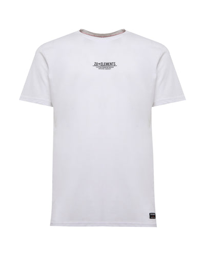 T-shirt con micrologo centrale sul petto