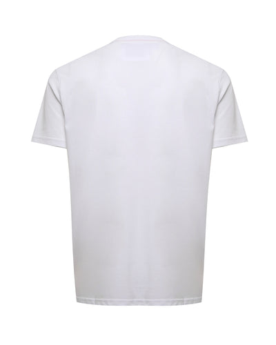 T-shirt con micrologo centrale sul petto