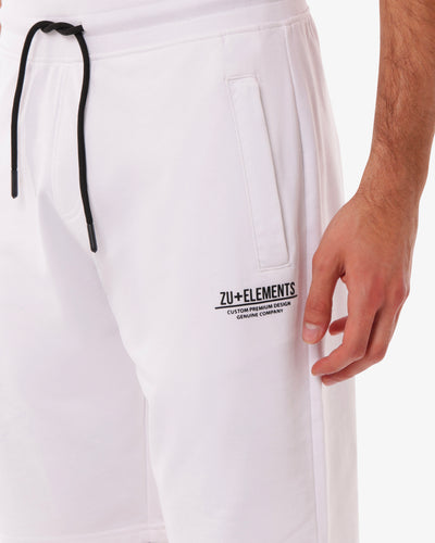 Bermuda in felpa con tasche zip