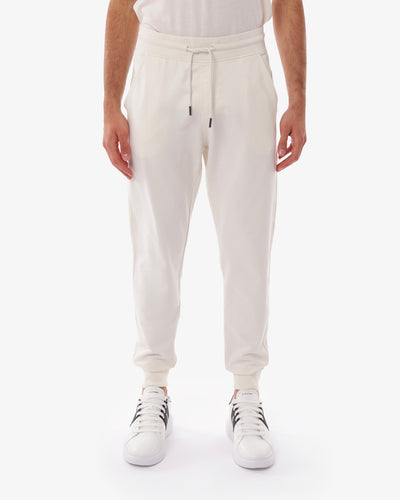 Pantaloni in felpa con micrologo sul lato