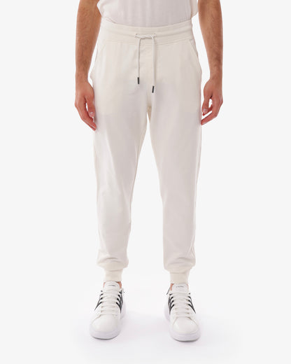 Pantaloni in felpa con micrologo sul lato