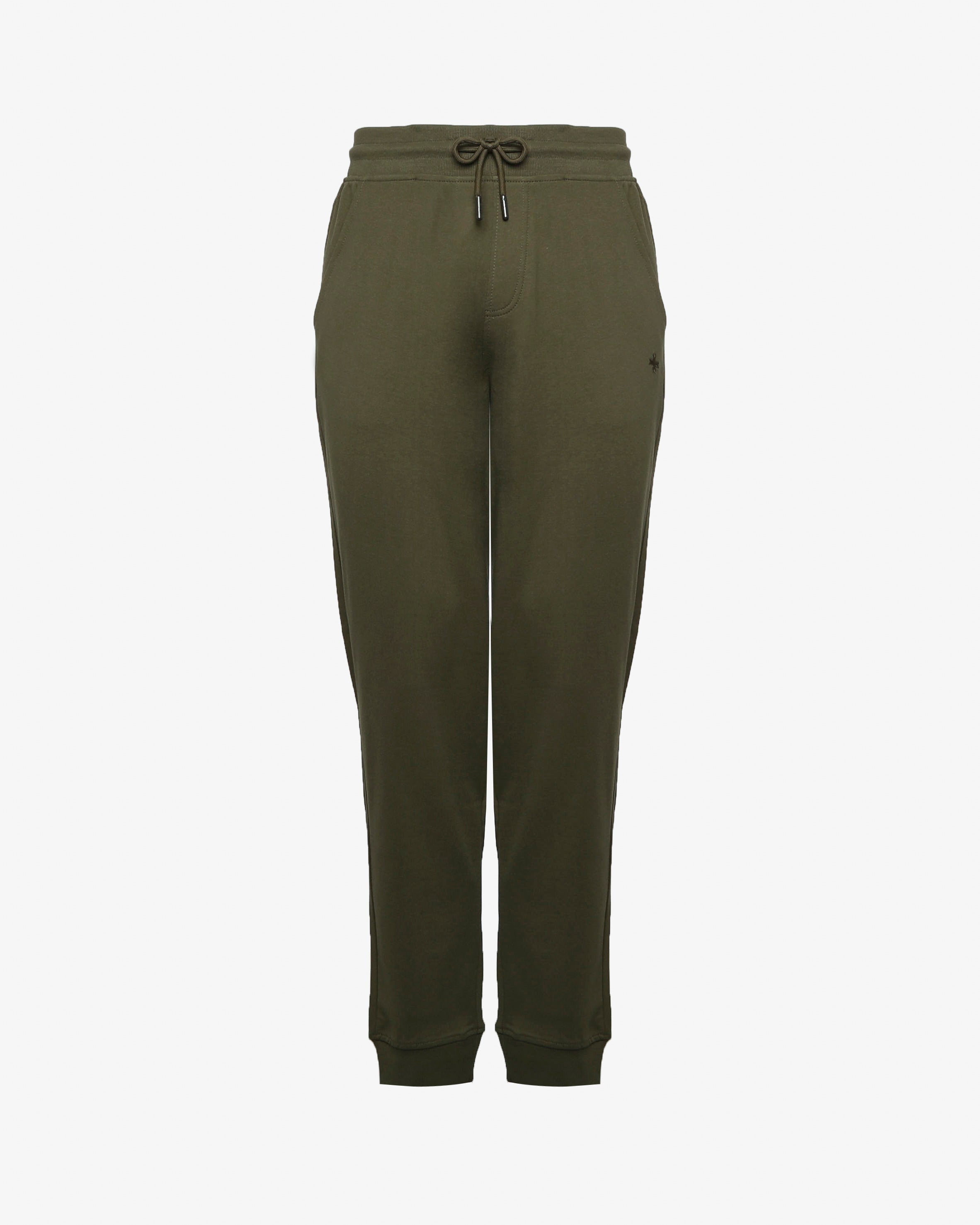 Pantaloni in felpa con micrologo sul lato