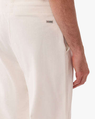 Pantaloni in felpa con micrologo sul lato