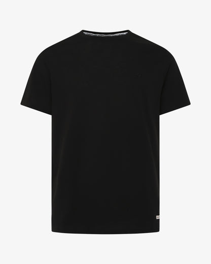 T-shirt con micrologo ricamato