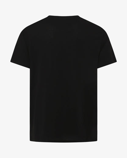 T-shirt con micrologo ricamato