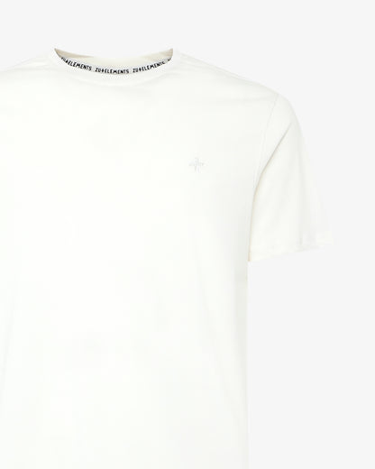 T-shirt con micrologo ricamato