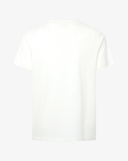T-shirt con micrologo ricamato