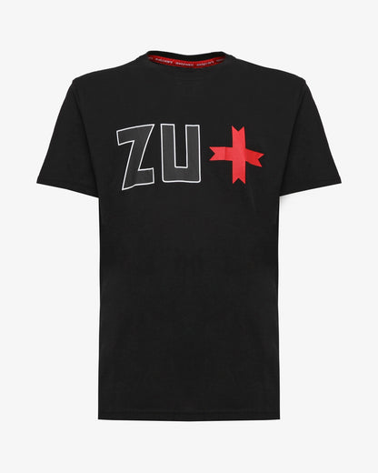 T-shirt con stampa sul davanti e sul retro