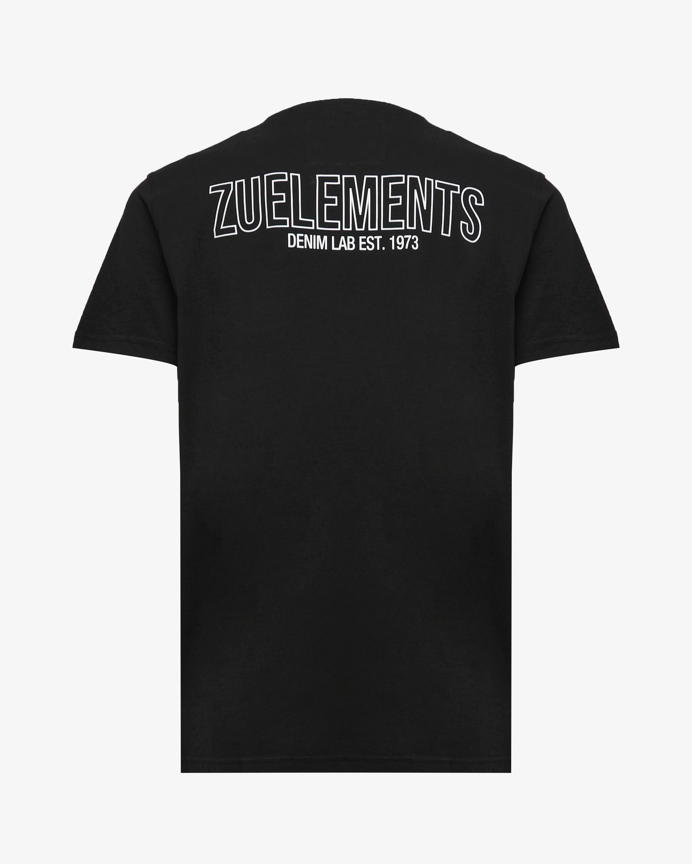 T-shirt con stampa sul davanti e sul retro