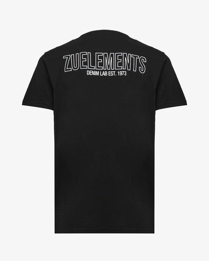 T-shirt con stampa sul davanti e sul retro