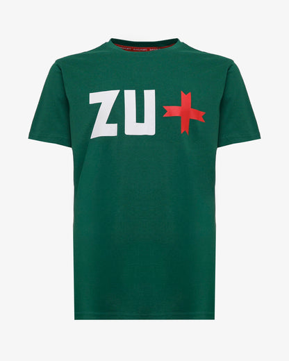 T-shirt con stampa sul davanti e sul retro