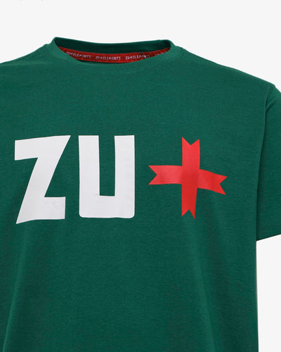T-shirt con stampa sul davanti e sul retro