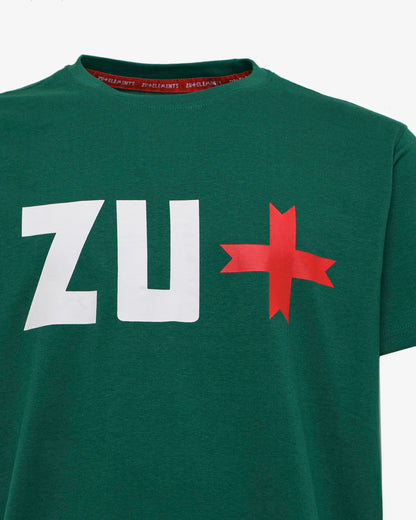 T-shirt con stampa sul davanti e sul retro