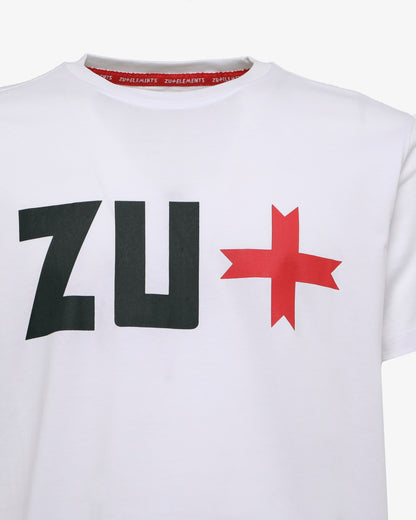 T-shirt con stampa sul davanti e sul retro