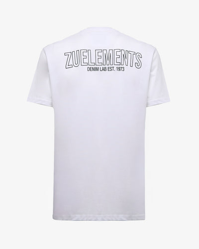 T-shirt con stampa sul davanti e sul retro