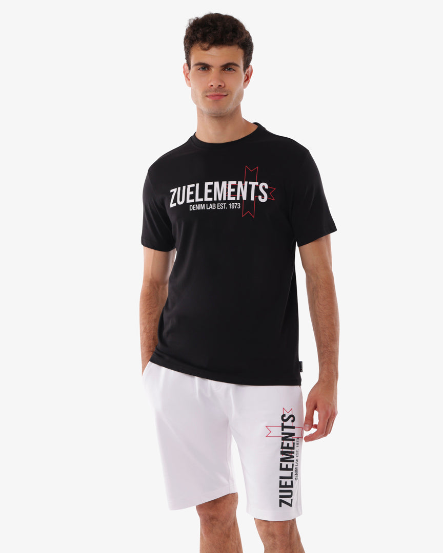 T-shirt con logo esteso sul petto