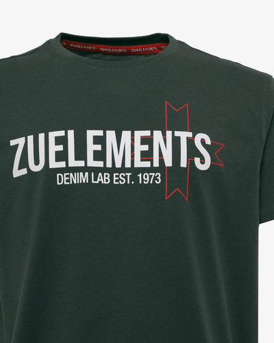 T-shirt con logo esteso sul petto