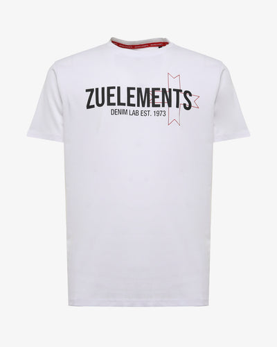 T-shirt con logo esteso sul petto
