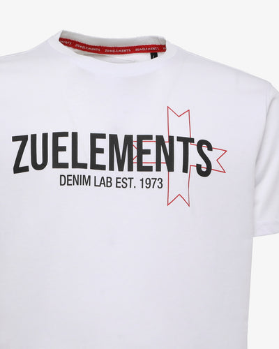 T-shirt con logo esteso sul petto