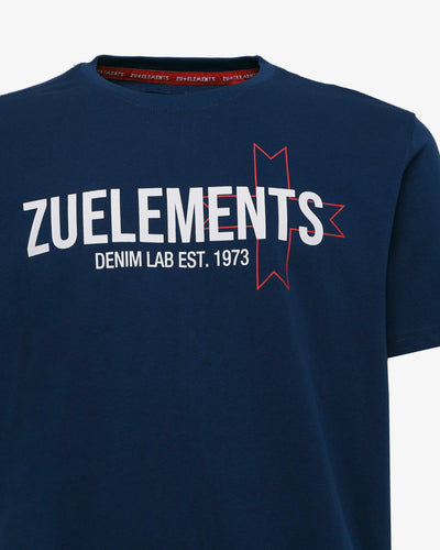 T-shirt con logo esteso sul petto