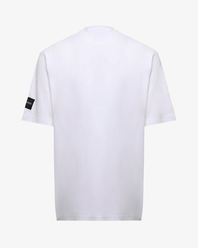 T-shirt relaxed e personalizzazione su manica