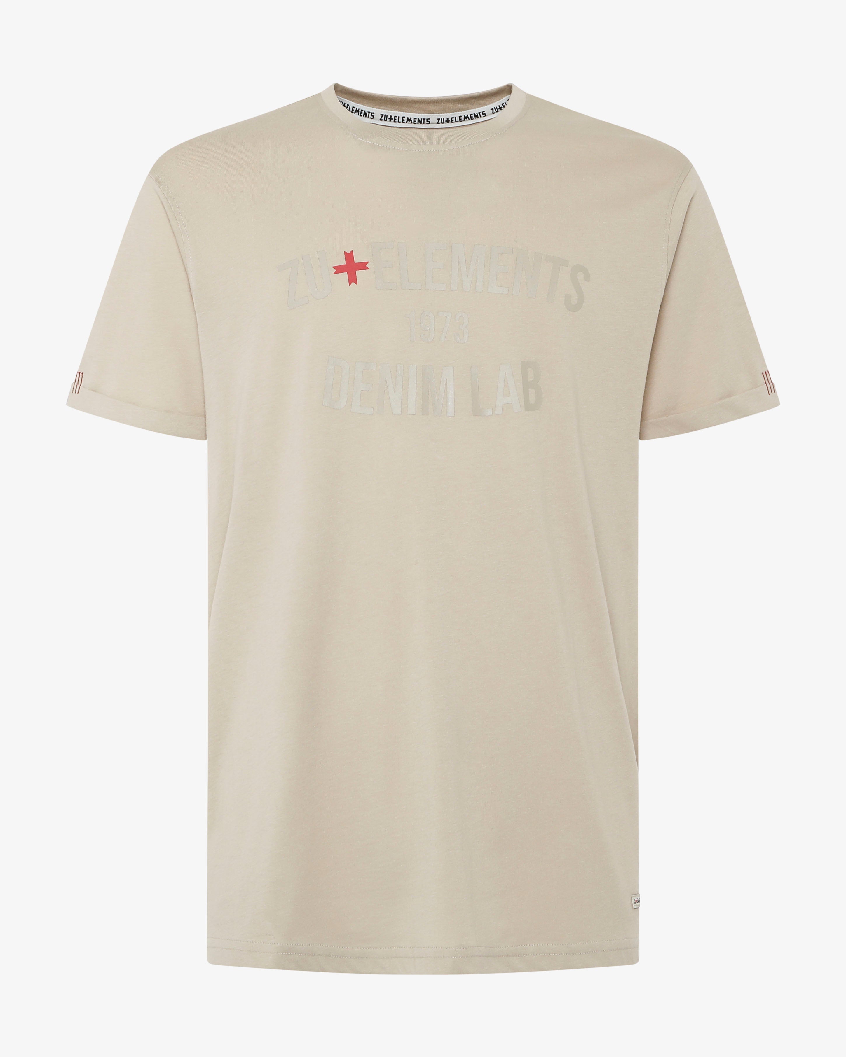 T-shirt con ricamo su manica