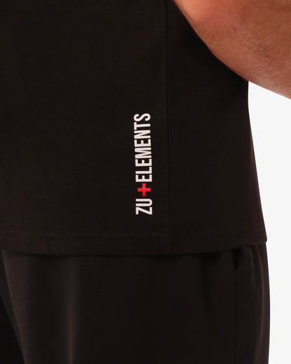 T-shirt con micrologo ricamato sul petto