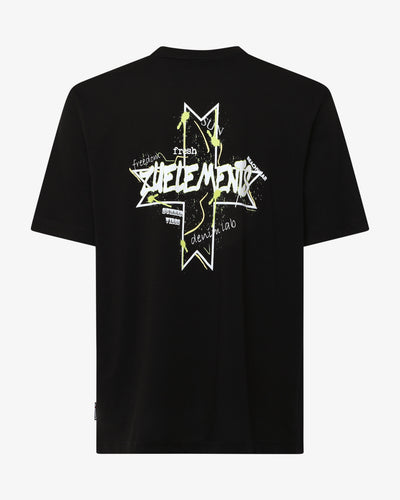 T-shirt relaxed con macrologo stampato