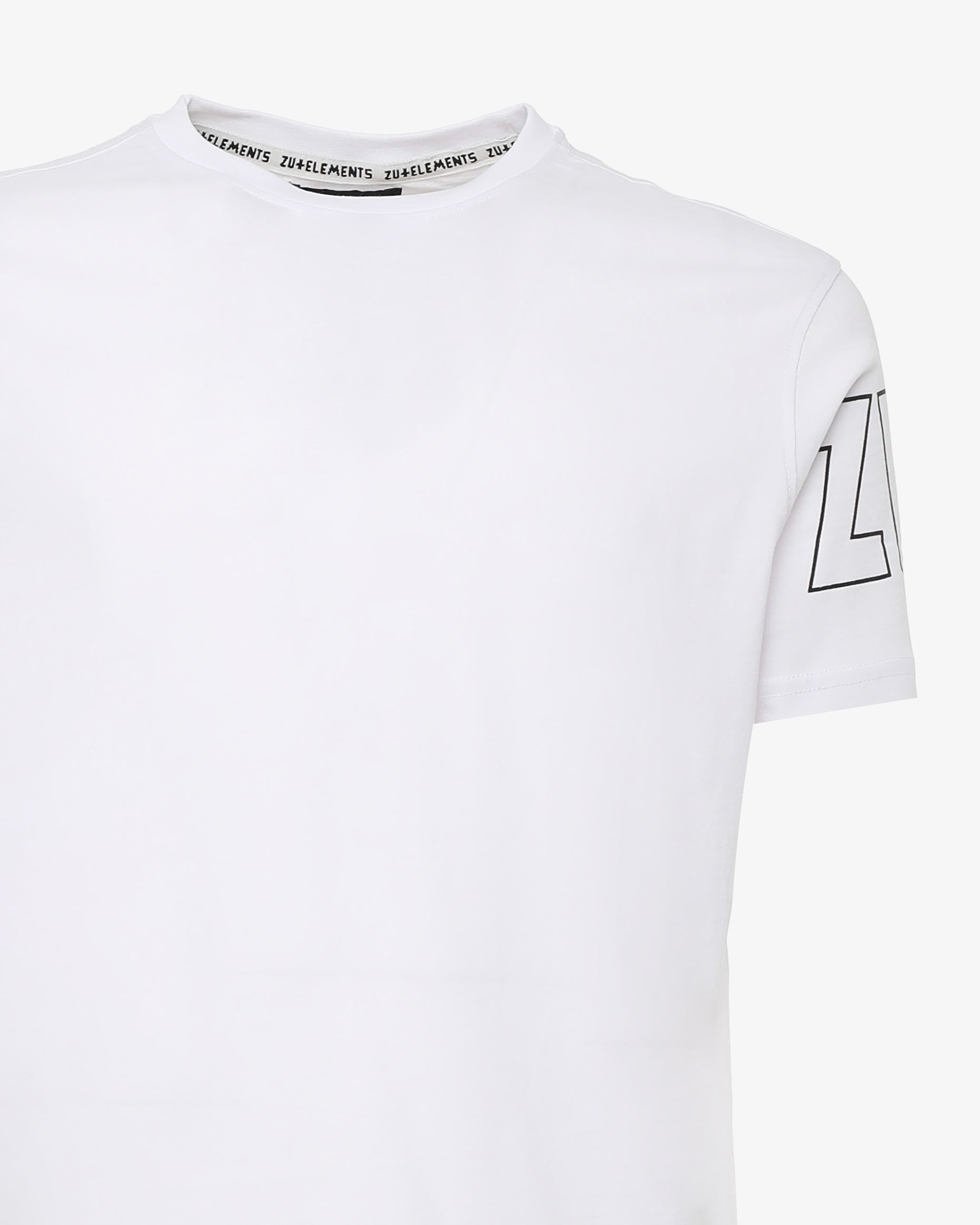 T-shirt con logo su manica e sul retro