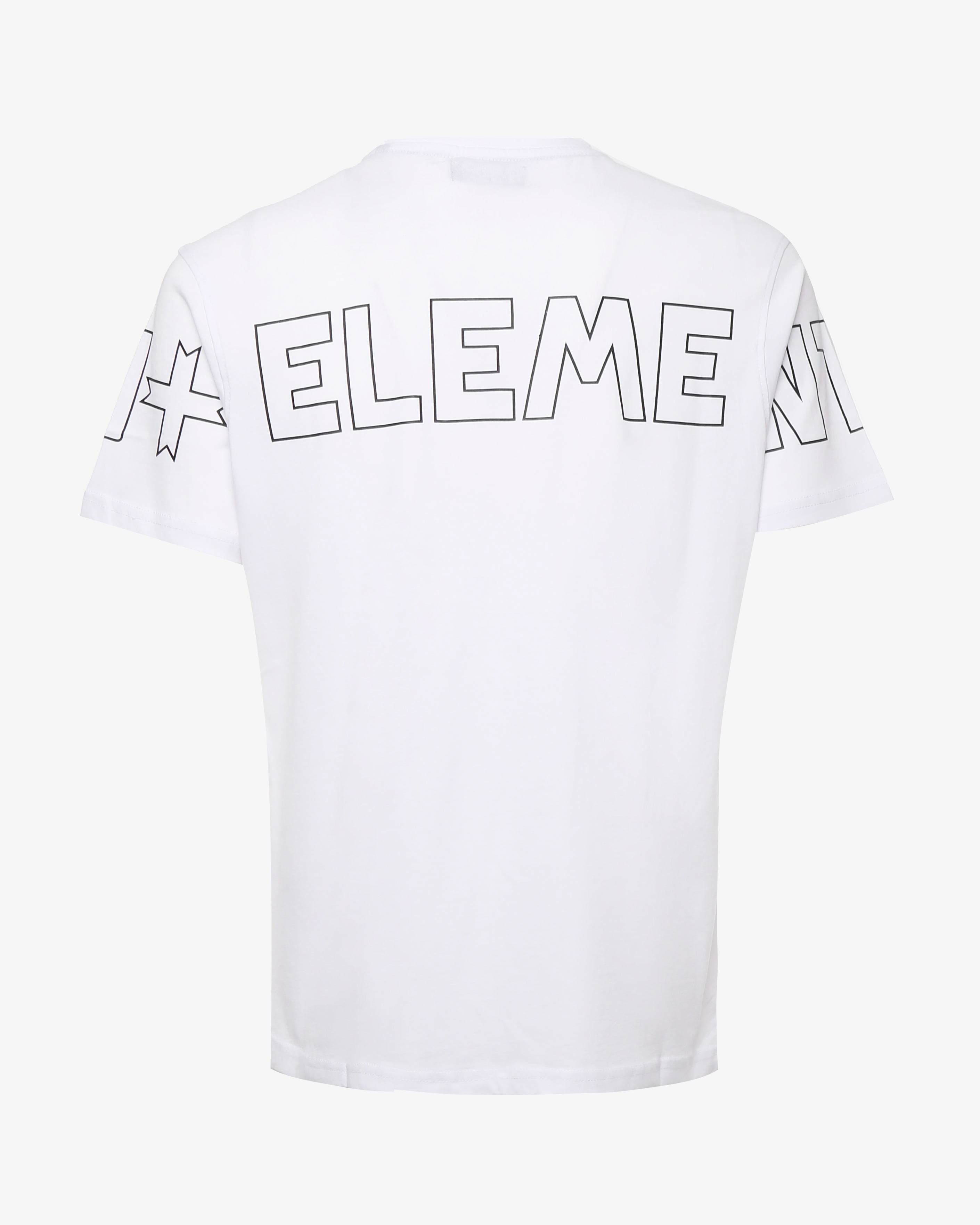 T-shirt con logo su manica e sul retro