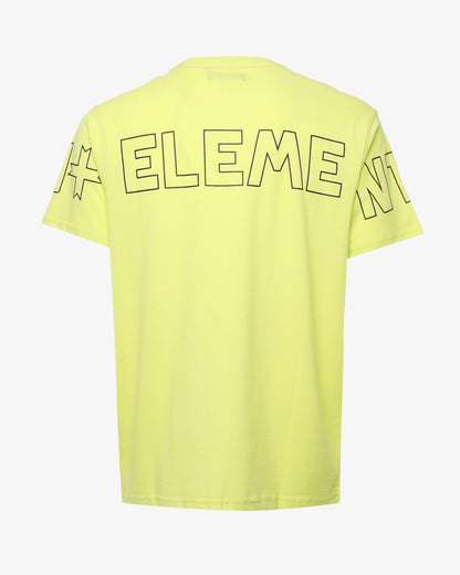 T-shirt con logo su manica e sul retro