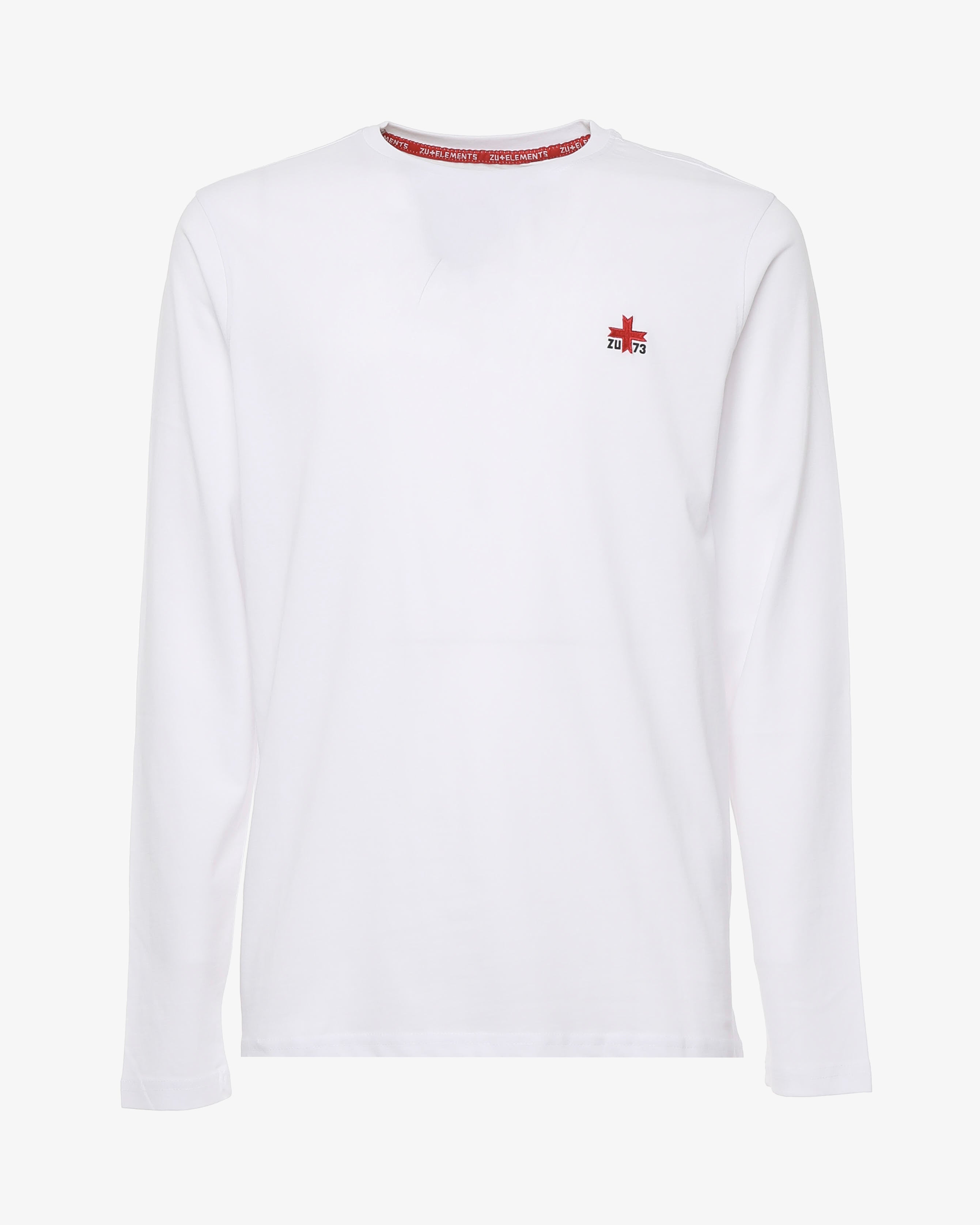 T-shirt manica lunga con micrologo stampato