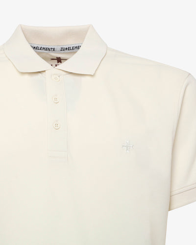 Polo in piquet con logo ricamato e dettagli sul fondo