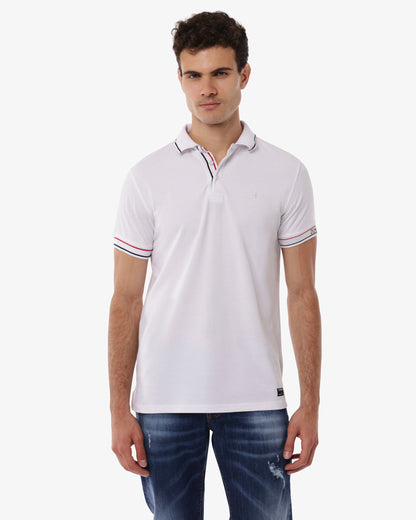 Polo piquet con personalizzazione su manica