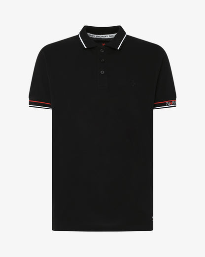 Polo piquet con personalizzazione su manica