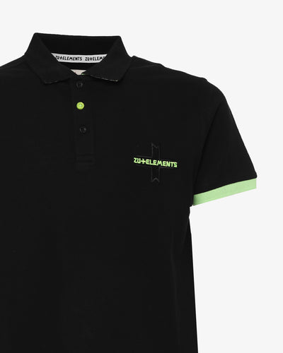 Polo piquet con logo davanti