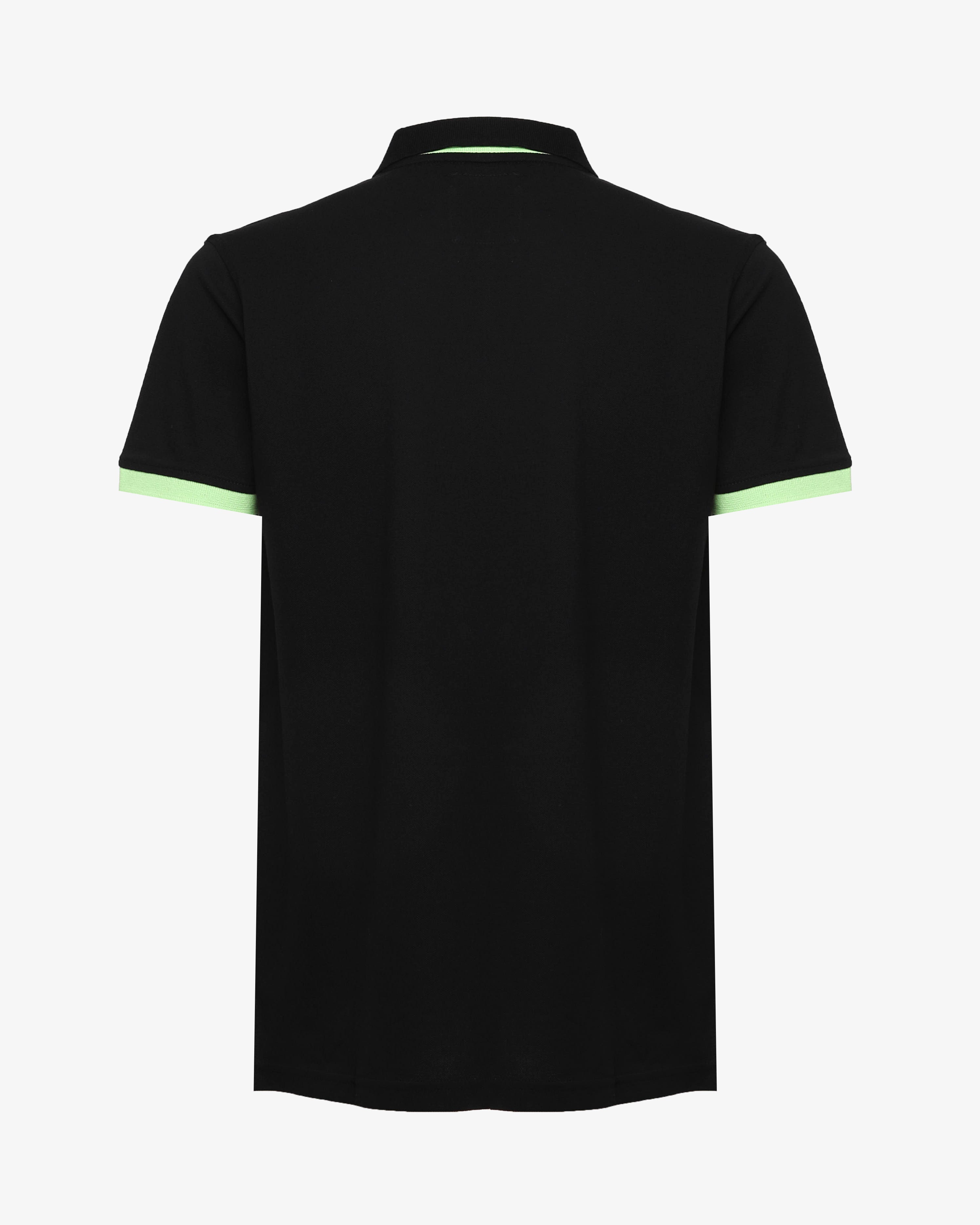 Polo piquet con logo davanti